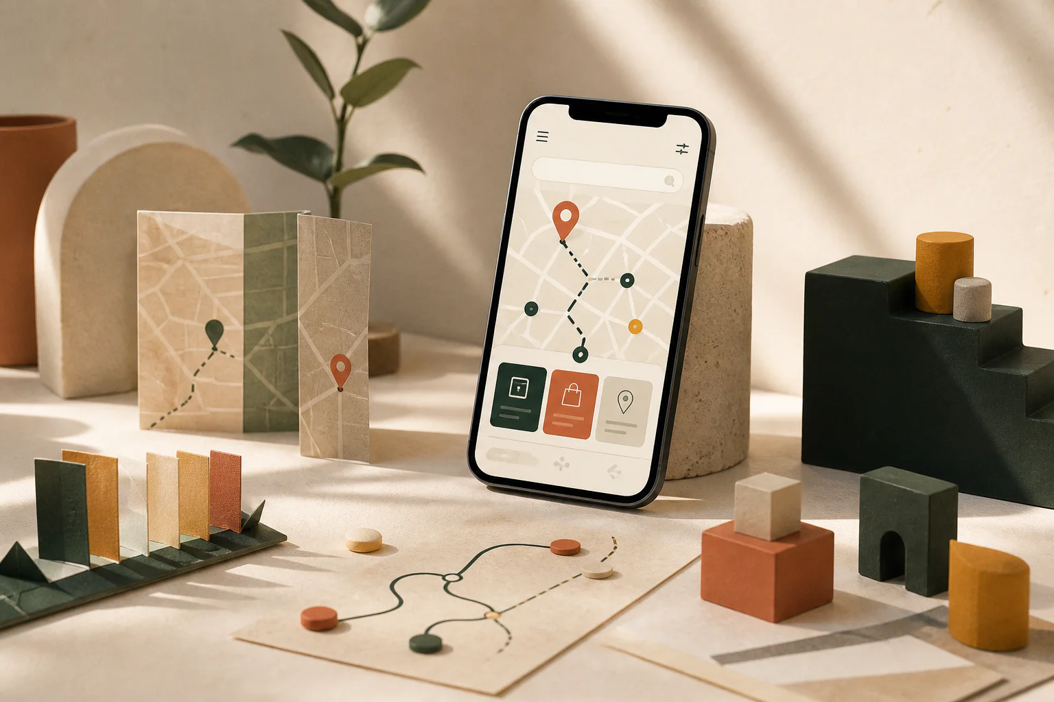 Smartphone prototype with mapping and localization modules for international app growth