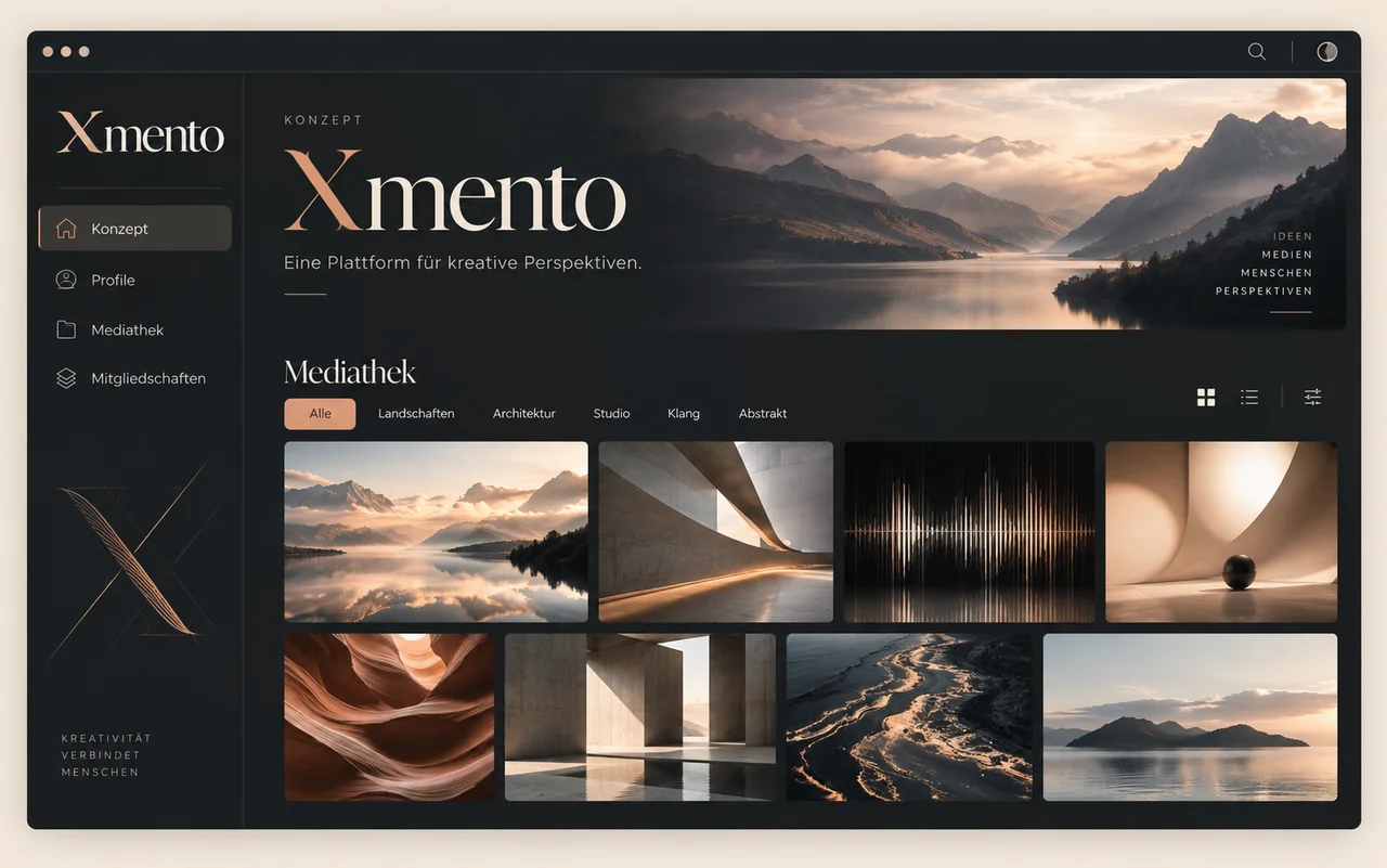 Xmento – Kreatörsplattform och medier
